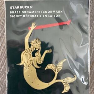 Starbucks Brass Ornament/Bookmark